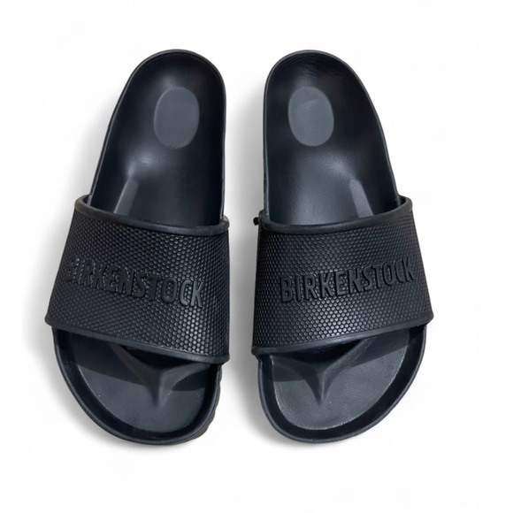 Birkenstock Shoes - Birkenstock Black Slide Sandals Size 38/ 7-7.5 Like NEW